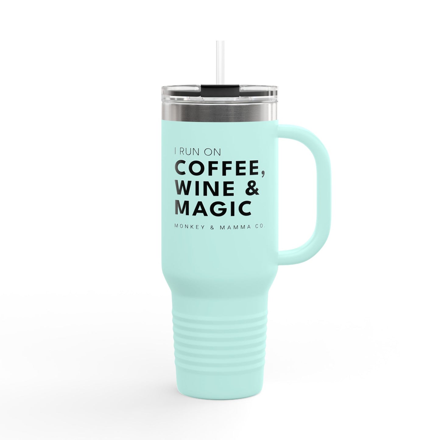 Coffee, Wine & Magic Insulated Travel Mug - 40oz