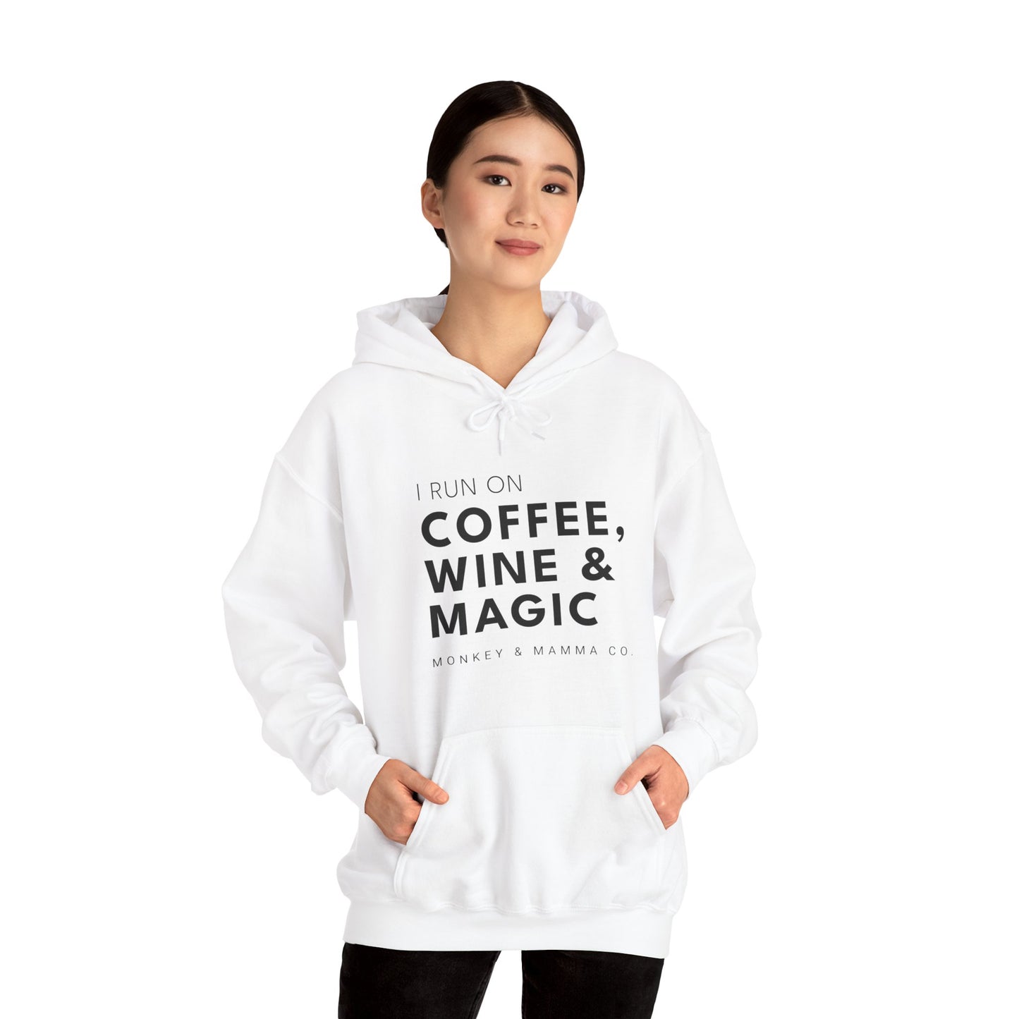 I Run on Coffee, Wine & Magic Hoodie