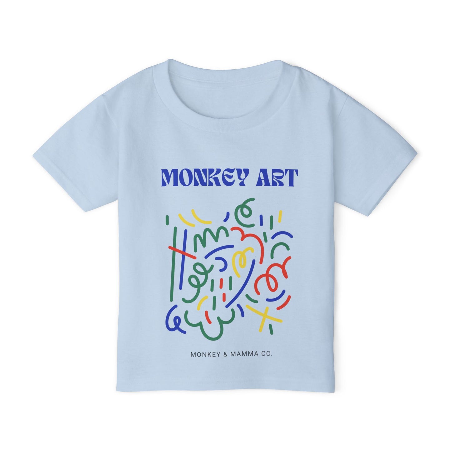 Monkey Art Toddler T-Shirt