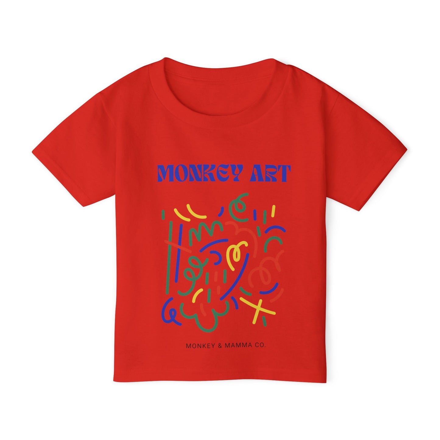 Monkey Art Toddler T-Shirt