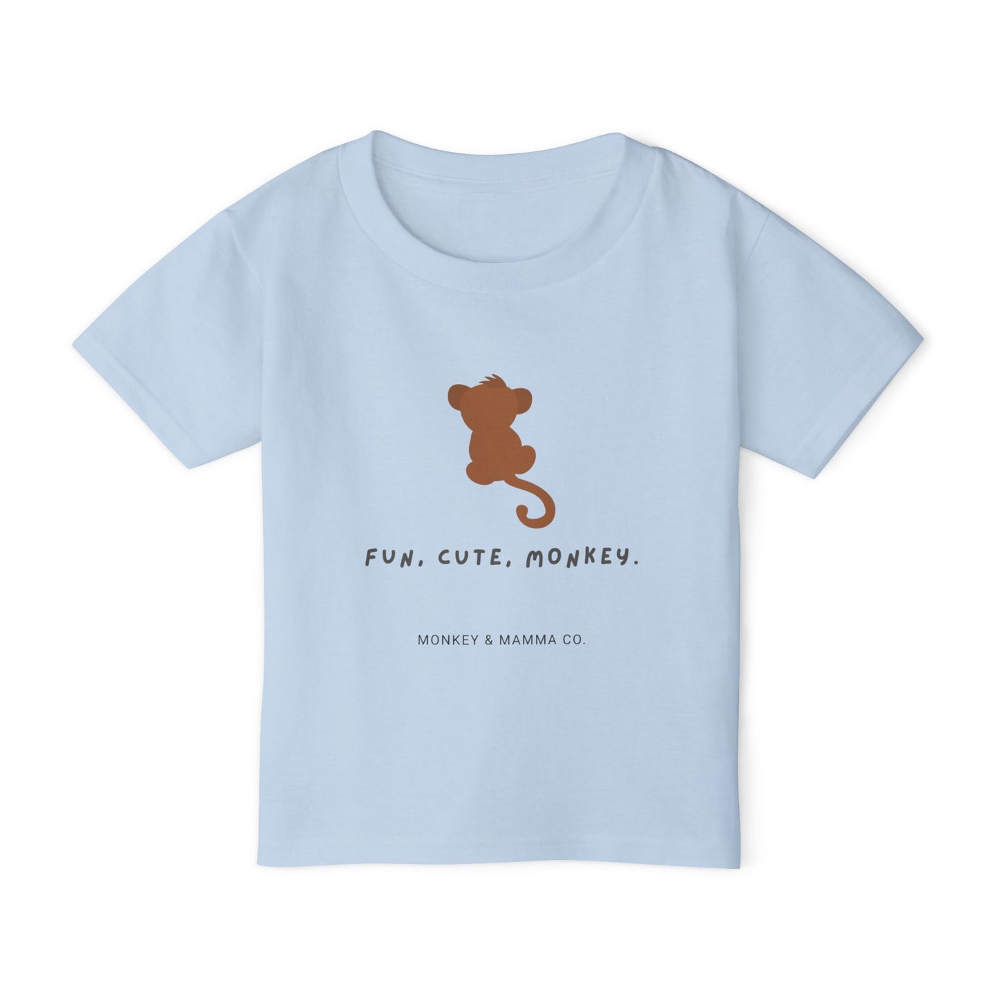 Fun Cute Monkey Toddler T-Shirt - Adorable Cotton Tee for Kids