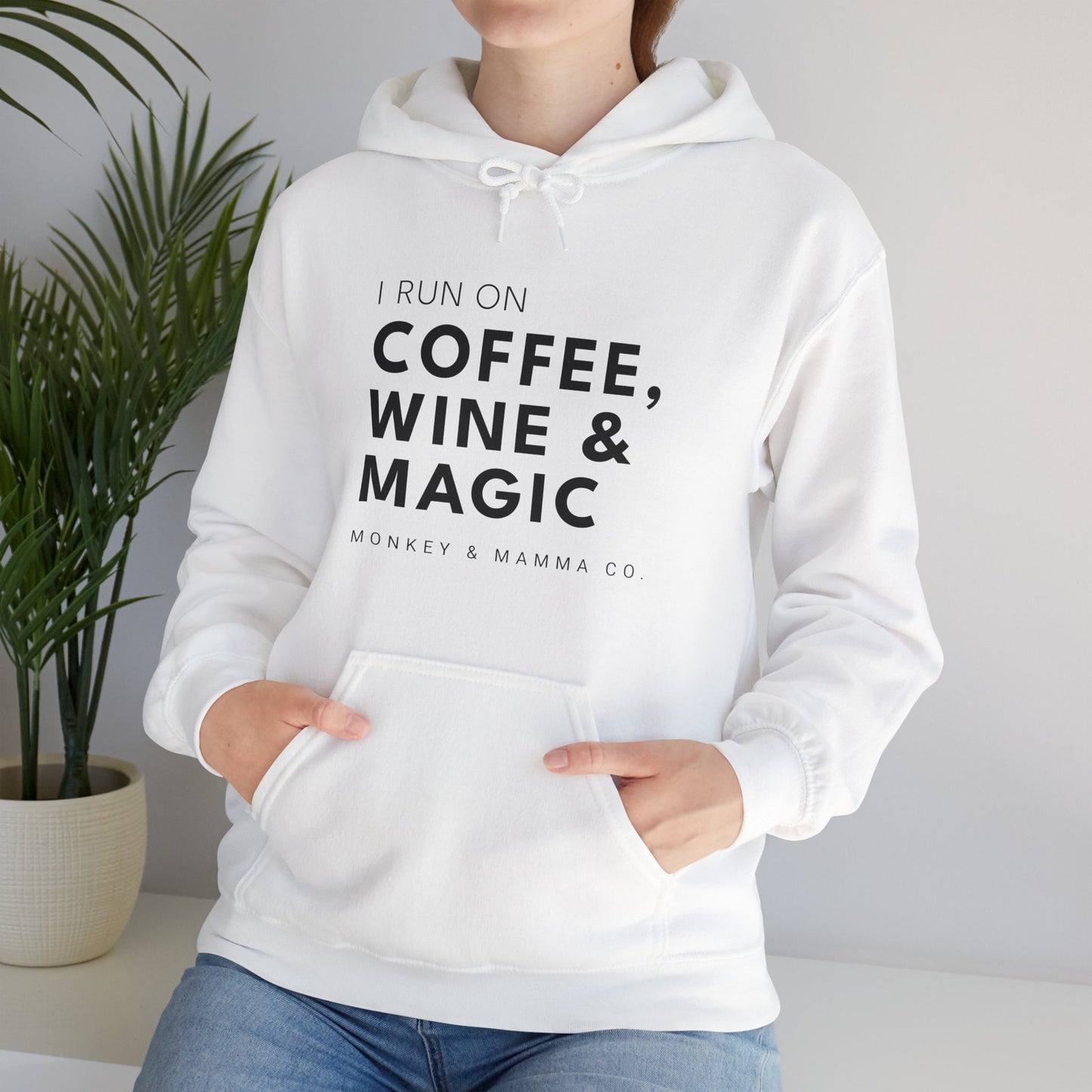 I Run on Coffee, Wine & Magic Hoodie