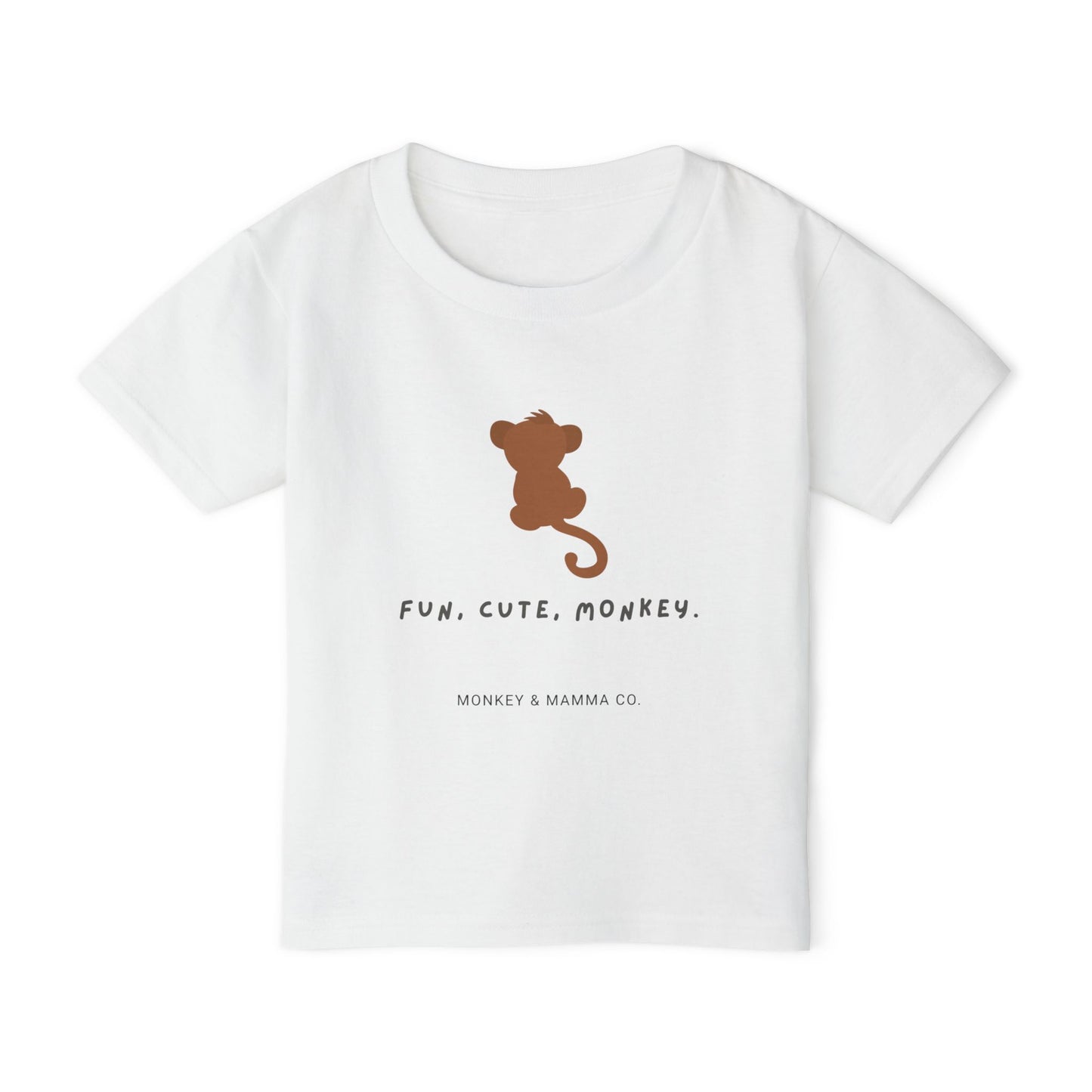 Fun Cute Monkey Toddler T-Shirt - Adorable Cotton Tee for Kids