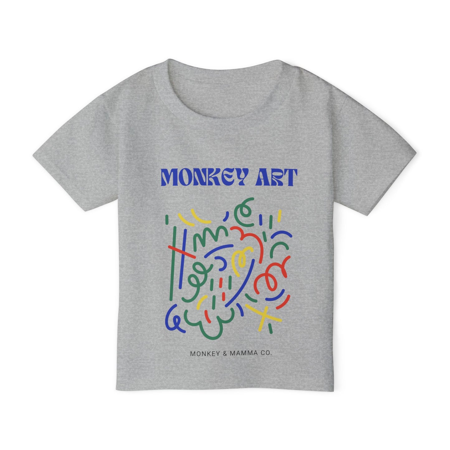 Monkey Art Toddler T-Shirt