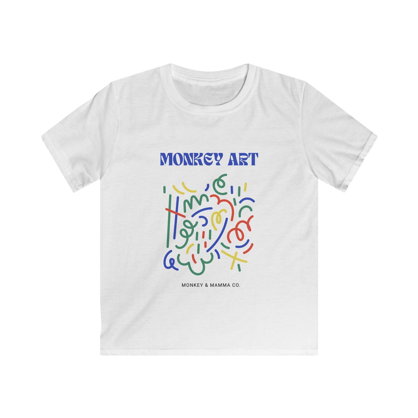 Monkey Art Tee for Youngster