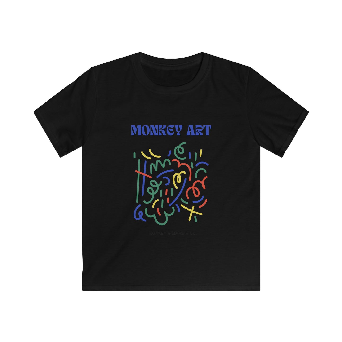 Monkey Art Tee for Youngster