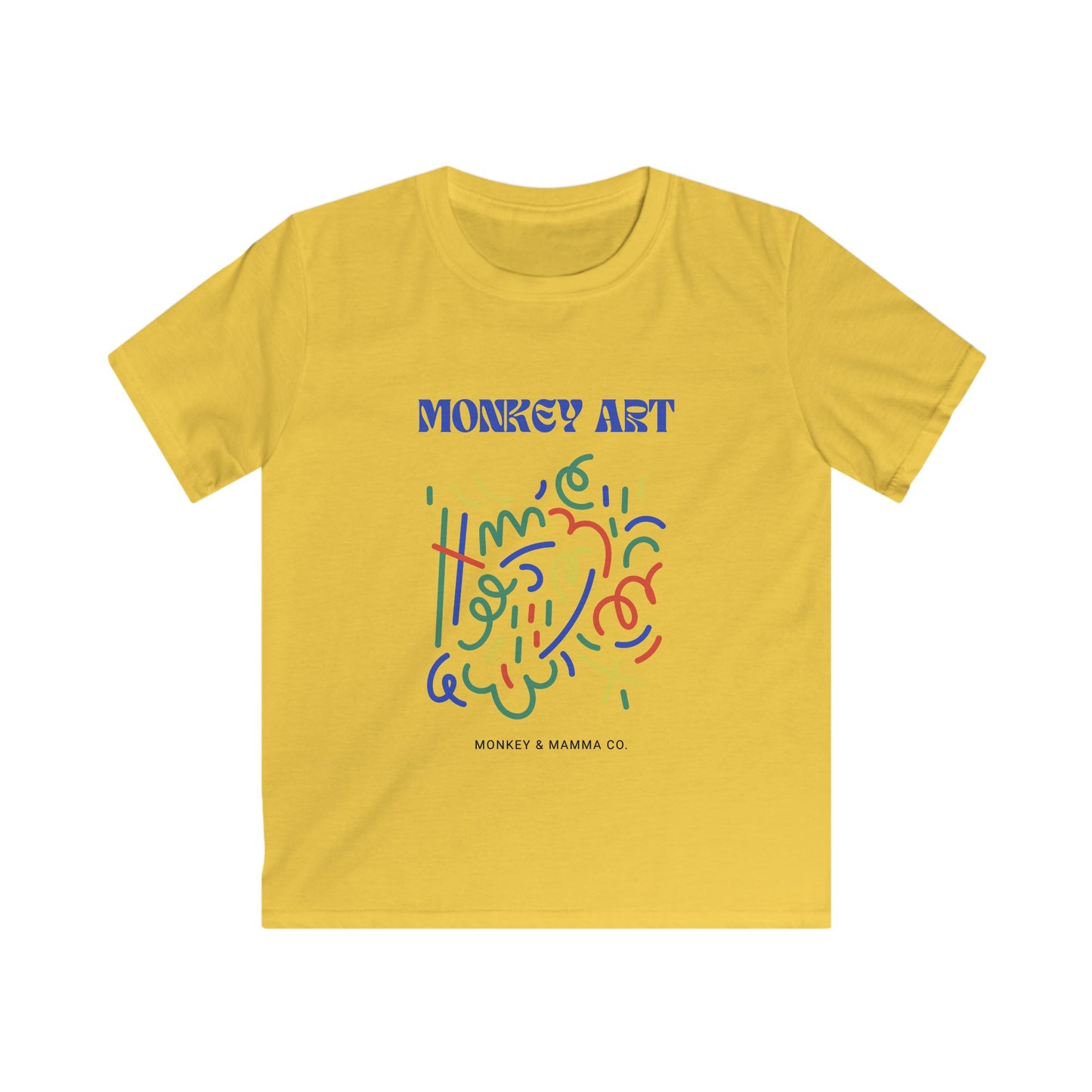 Monkey Art Tee for Youngster