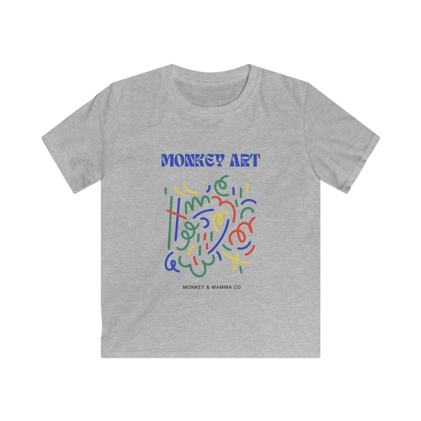 Monkey Art Tee for Youngster