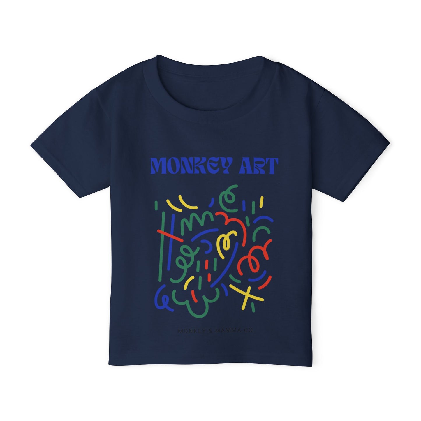 Monkey Art Toddler T-Shirt