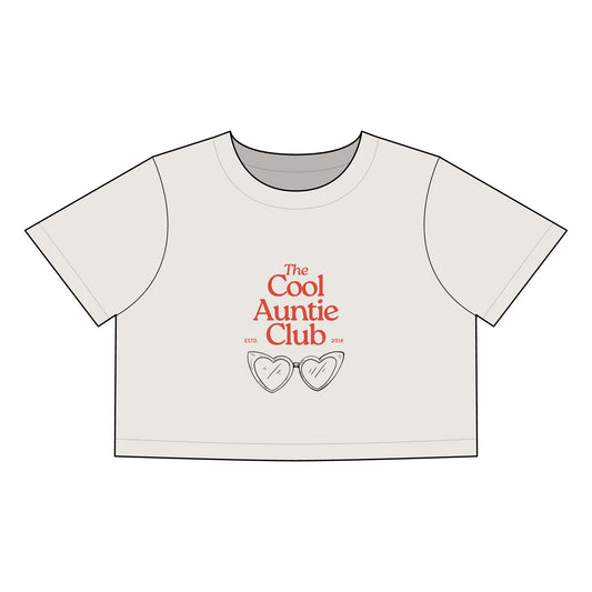 Cool Auntie Club Crop Tee