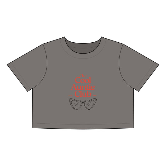 Cool Auntie Club Crop Tee
