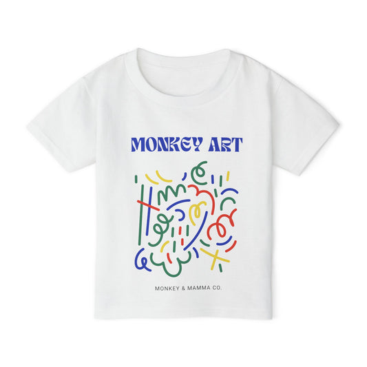 Monkey Art Toddler T-Shirt